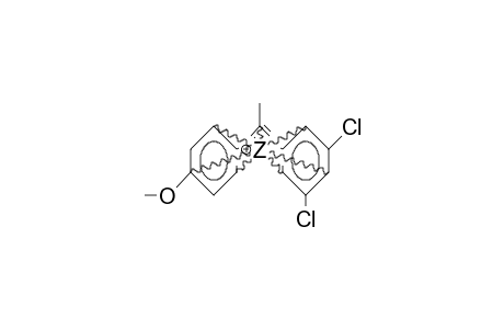 1-(3,5-Dichloro-phenyl)-1-(4-methoxy-phenyl)-1-ethyl cation