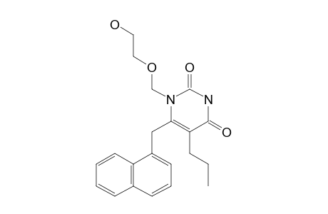 1-[(2-HYDROXYETHOXY)-METHYL]-5-N-PROPYL-6-(1-NAPHTHYLMETHYL)-URACIL