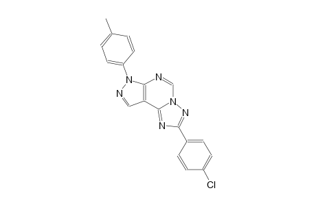 2-(4-chlorophenyl)-7-(4-methylphenyl)-7H-pyrazolo[4,3-e][1,2,4]triazolo[1,5-c]pyrimidine