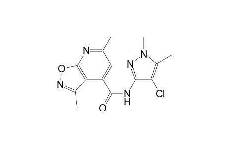 isoxazolo[5,4-b]pyridine-4-carboxamide, N-(4-chloro-1,5-dimethyl-1H-pyrazol-3-yl)-3,6-dimethyl-