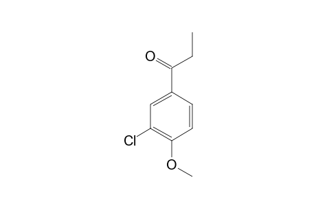 1-(3'-CHLORO-4'-METHOXYPHENYL)-1-PROPANONE