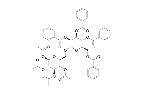 2',3',4',6'-TETRA-O-BENZOYL-BETA-D-MANNOPYRANOSYL-(1->6)-1,2,3,4-TETRA-O-ACETYL-BETA-D-GLUCOPYRANOSIDE