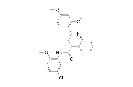 N-(5-chloro-2-methoxyphenyl)-2-(2,4-dimethoxyphenyl)-4-quinolinecarboxamide