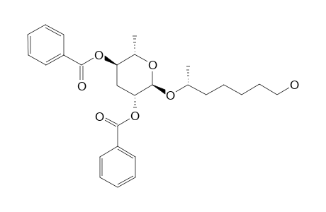 (6R)-6-HYDROXY-HEPTYL-2,4-O-BENZOYL-3,6-DIDEOXY-ALPHA-L-RHAMNOPYRANOSIDE