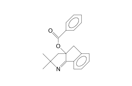 3a-Benzoyloxy-2,2-dimethyl-2,3,3a,4-tetrahydro-indeno(1,2-B)pyrrole