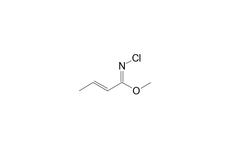 Methyl N-chlorobut-2-enimidate