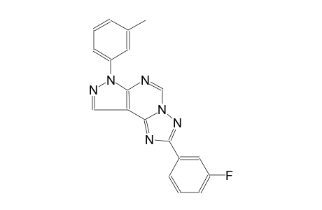 2-(3-fluorophenyl)-7-(3-methylphenyl)-7H-pyrazolo[4,3-e][1,2,4]triazolo[1,5-c]pyrimidine