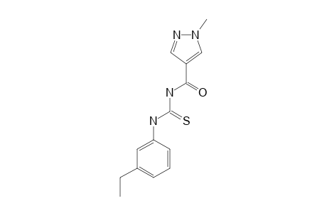 N-[(1-METHYL-1H-PYRAZOLE-4-YL)-CARBONYL]-N'-(3-ETHYLPHENYL)-THIOUREA