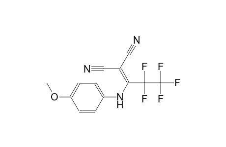 2-[2,2,3,3,3-Pentafluoro-1-(4-methoxy-phenylamino)-propylidene]-malononitrile