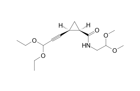 N-(2,2-Dimethoxyethyl)-(1R*,2S*)-2-(3,3-diethoxyprop-1-ynyl)cyclopropanecarboxamide