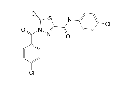 3-(4-CHLOROBENZOYL)-5-(4-CHLOROBENZOYLAMINO)-1,3,4-THIAZOLIN-2-ONE