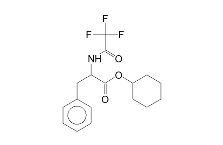 l-Phenylalanine, N-trifluoroacetyl-, cyclohexyl ester