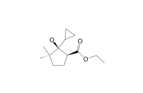 RAC-(1-S,2-S)-ETHYL-2-CYCLOPROPYL-2-HYDROXY-3,3-DIMETHYL-CYCLOPENTANOATE