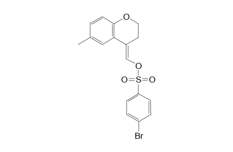 (E)-(6-methyl-2,3-dihydro-4H-chromen-4-ylidene)methyl 4-bromobenzenesulfonate