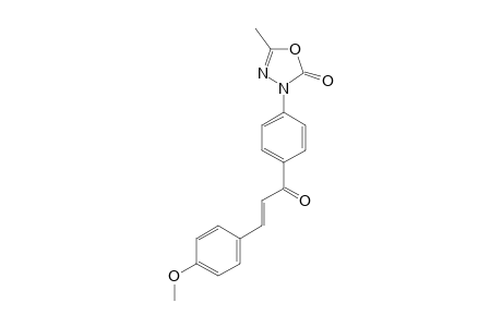 5-METHYL-3-[PARA-(3'-(4-METHOXYPHENYL)-ACRYL-1'-OYL)-PHENYL]-3H-2-OXO-DELTA(4)-1,3,4-OXADIAZOLE