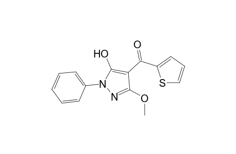 1-(5-Hydroxy-3-methoxy-1-phenyl-1H-pyrazol-4-yl)(2-thienyl)methanone