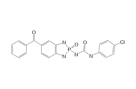 N-(PARA-CHLOROPHENYL)-N'-(2,3-DIHYDRO-2-OXIDO-5-BENZOYL-1H-1,3,2-BENZODIAZAPHOSPHOL-2-YL)-UREA