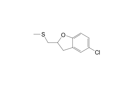 Benzofuran, 5-chloro-2,3-dihydro-2-[(methylthio)methyl]-