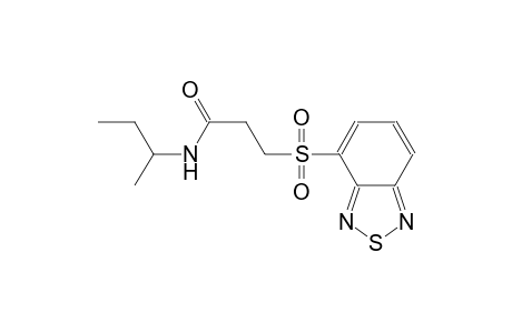 propanamide, 3-(2,1,3-benzothiadiazol-4-ylsulfonyl)-N-(1-methylpropyl)-