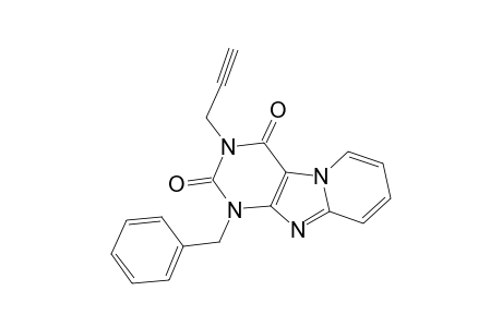 1-BENZYL-3-PROPARGYL-1H,3H-PYRIDO-[2,1-F]-PURINE-2,4-DIONE