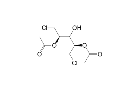 L-Arabinitol, 1,5-dichloro-1,5-dideoxy-, 2,4-diacetate