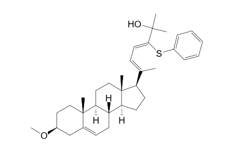 (3.beta.,20E,23Z)-3-Methoxy-24-(phenylthio)cholesta-5,20(22),23-trien-25-ol