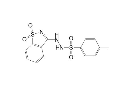 N'-(1,1-dioxido-1,2-benzisothiazol-3-yl)-4-methylbenzenesulfonohydrazide