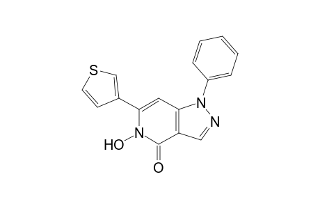 5-Hydroxy-1-phenyl-6-(3-thienyl)-1,5-dihydro-4H-pyrazolo[4,3-c]pyridin-4-one