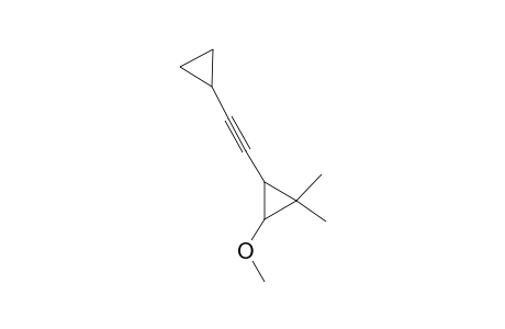 Cyclopropane, 1-cyclopropylethynyl-2-methoxy-3,3-dimethyl-