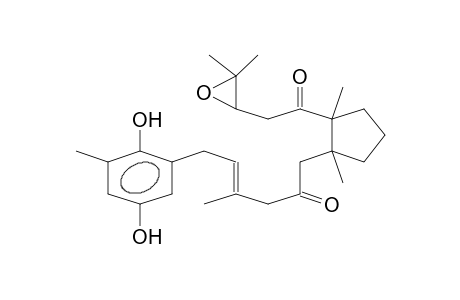 4-HEXEN-2-ONE, 6-(2,5-DIHYDROXY-3-METHYLPHENYL)-1-[2-[(3,3-DIMETHYLOXYRANYL)ACETYL]-1,2-DIMETHYLCYCLOPENTENYL]-4-METHYL-