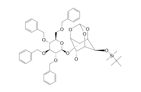 1D-2-O-[(TERT.-BUTYL)-DIMETHYLSILYL]-1,3,5-TRI-O-METHYLIDYNE-4-O-(2,3,4,6-TETRA-O-BENZYL-BETA-D-GLUCOPYRANOSYL)-MYO-INOSITOL