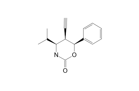 (4S,5R,6S)-5-ETHYNYL-4-ISOPROPYL-6-PHENYL-TETRAHYDRO-1,3-OXAZIN-2-ONE