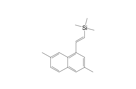 (E)-3,7-Dimethyl-1-(2-trimethylsilylethenyl)naphthalene