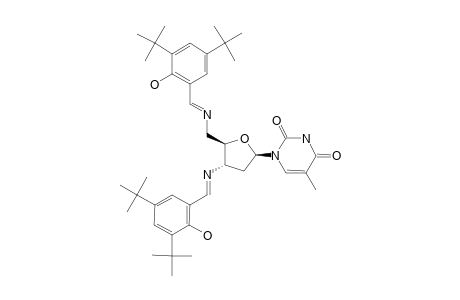 3',5'-BIS-(3,5-DI-TERT.-BUTYL-SALICYLALDIMINATO)-3',5'-DIDEOXY-THYMIDINE