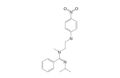 N-(N-ISOPROPYLBENZIMIDOYL)-N-METHYL-N'-(PARA-NITROPHENYL)-ETHYLENEDIAMINE