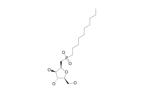 1-(DECYL)-2,5-ANHYDROGLUCITYL-PHOSPHINIC-ACID