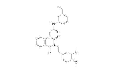 2-(3-[2-(3,4-dimethoxyphenyl)ethyl]-2,4-dioxo-3,4-dihydro-1(2H)-quinazolinyl)-N-(3-ethylphenyl)acetamide