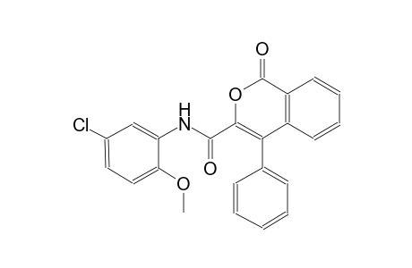 N-(5-chloro-2-methoxyphenyl)-1-oxo-4-phenyl-1H-isochromene-3-carboxamide