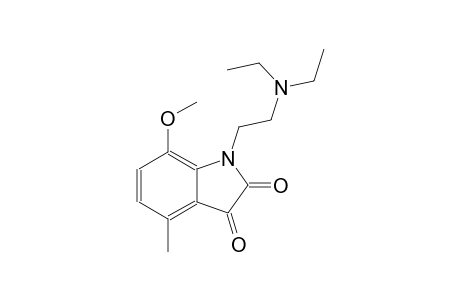 1-[2-(diethylamino)ethyl]-7-methoxy-4-methyl-1H-indole-2,3-dione