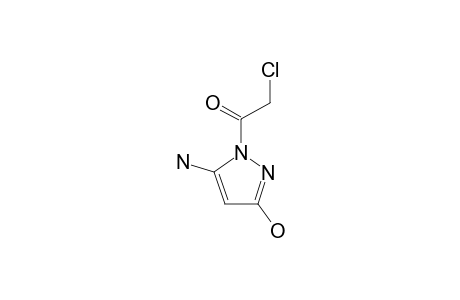 1-(5-AMINO-3-HYDROXY-1H-PYRAZOL-1-YL)-2-CHLORO-ETHANONE