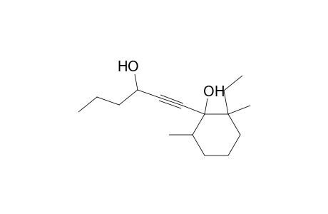 2-Ethyl-1-(3-hydroxyhex-1-ynyl)-2,6-dimethyl-1-cyclohexanol