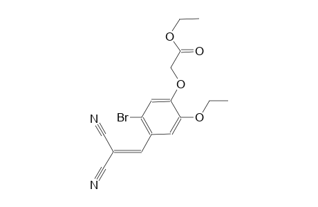 ethyl [5-bromo-4-(2,2-dicyanovinyl)-2-ethoxyphenoxy]acetate