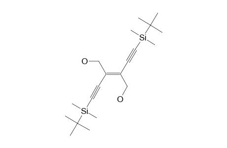 (E)-3,4-BIS-(DIHYDROXYMETHYL)-1,6-BIS-(TERT.-BUTYLDIMETHYLSILYL)-3-HEXENE-1,4-DIYNE