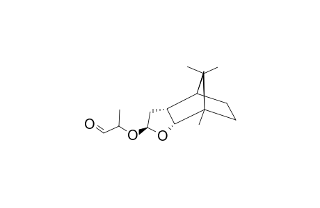 [2R-(2-ALPHA(R*),3A-ALPHA,4-ALPHA,7-ALPHA,7A-ALPHA)]-2-[(OCTAHYDRO-7,8,8-TRIMETHYL-4,7-METHANOBENZOFURANE-2-YL)-OXY]-PROPANALE