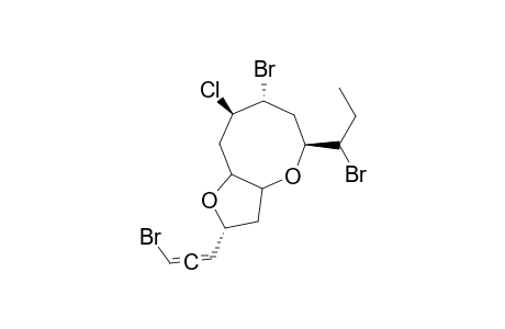 (1R*,4R*,6S*,7S*,9R*,10R*,12S*,13R*)-4:7,6:12-BISEPOXY-9-CHLORO-1,10,13-TRIBROMO-PENTADECA-1,2-DIENE