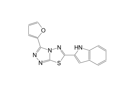 1H-indole, 2-[3-(2-furanyl)[1,2,4]triazolo[3,4-b][1,3,4]thiadiazol-6-yl]-