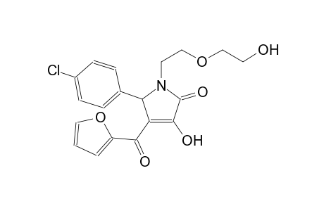 5-(4-chlorophenyl)-4-(2-furoyl)-3-hydroxy-1-[2-(2-hydroxyethoxy)ethyl]-1,5-dihydro-2H-pyrrol-2-one