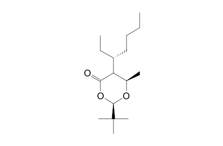 (1'S,2R,5R,6R)-2-TERT.-BUTYL-5-(1'-ETHYLPENTYL)-6-METHYL-1,3-DIOXAN-4-ONE