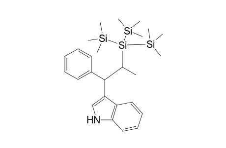 3-(2-(1,1,1,3,3,3-hexamethyl-2-(trimethylsilyl)trisilan-2-yl)-1-phenylpropyl)-1H-indole