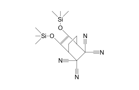 5,6-Bis(trimethylsilyloxy)-bicyclo(2.2.2)oct-5-ene-2,2,3,3-tetracarbonitrile